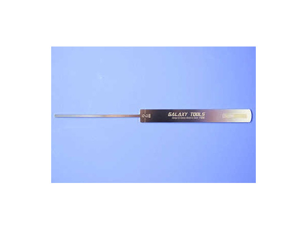 ステンレス製紙やすりスティック (先細・長 ・幅2mm)