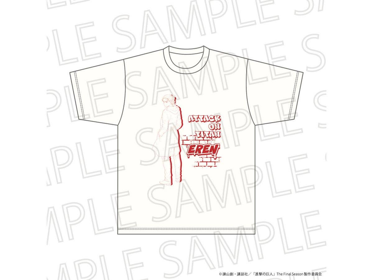 TVアニメ 進撃の巨人 The Final Season: BIGシルエットTシャツ エレン・イェーガー Lサイズ