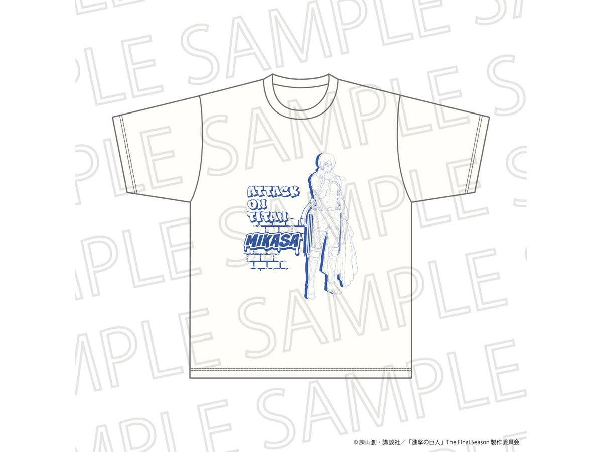 TVアニメ 進撃の巨人 The Final Season: BIGシルエットTシャツ ミカサ・アッカーマン Mサイズ