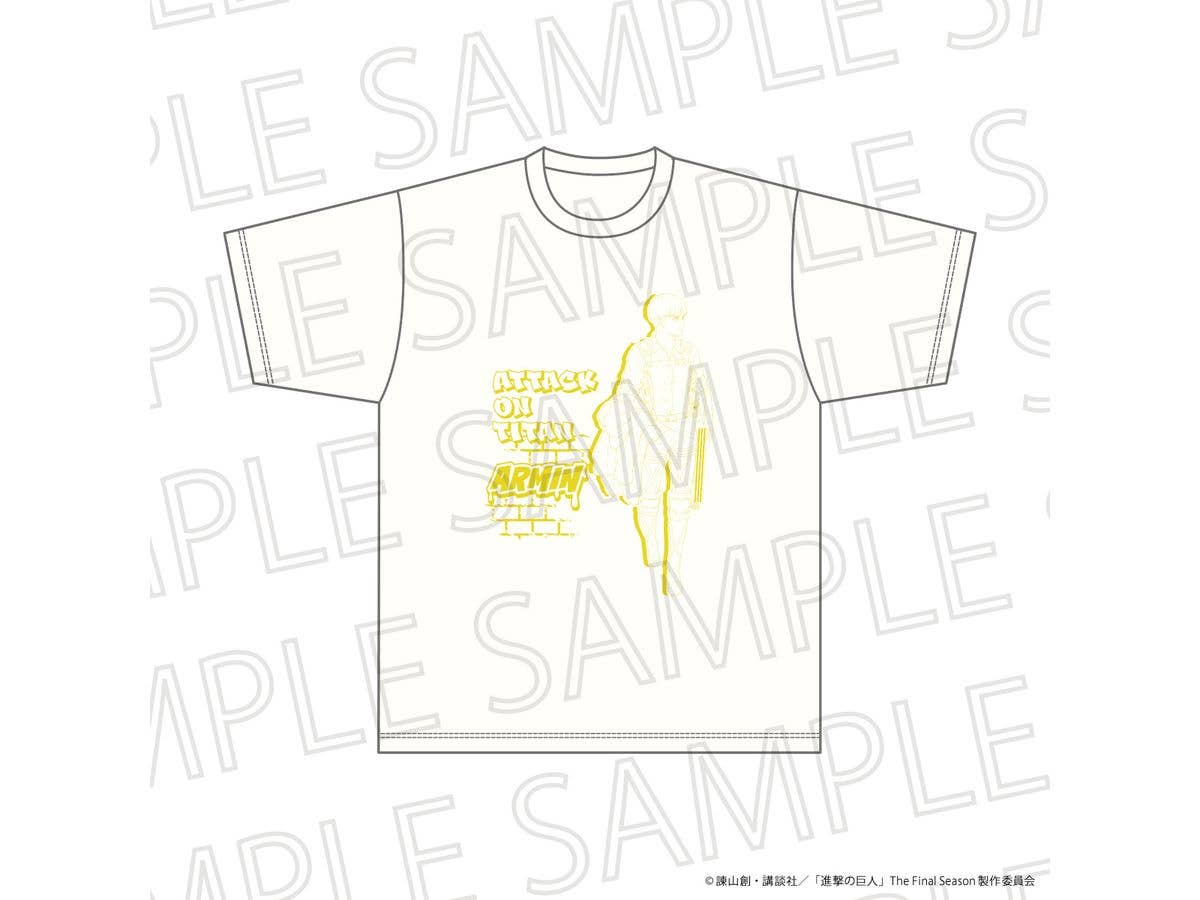 TVアニメ 進撃の巨人 The Final Season: BIGシルエットTシャツ アルミン・アルレルト Lサイズ