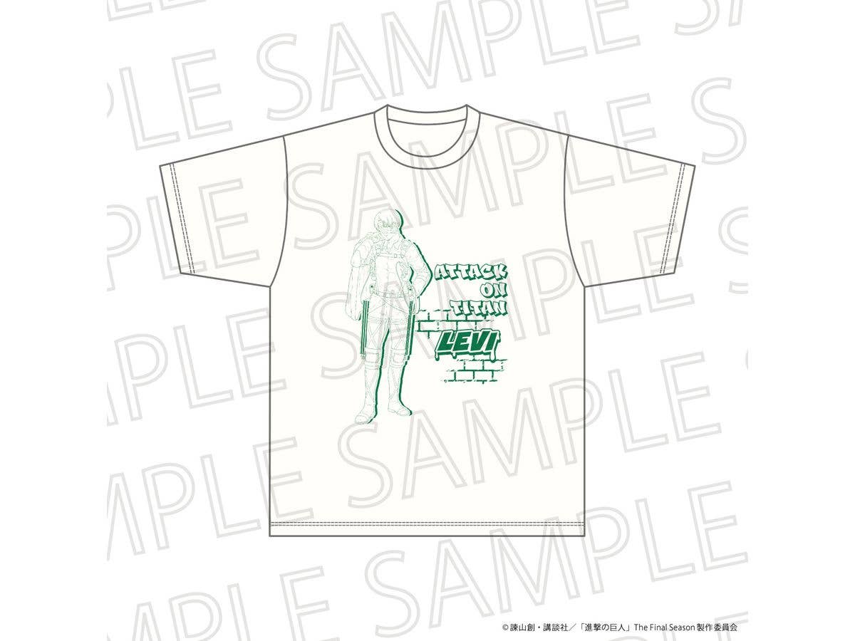 TVアニメ 進撃の巨人 The Final Season: BIGシルエットTシャツ リヴァイ・アッカーマン XLサイズ