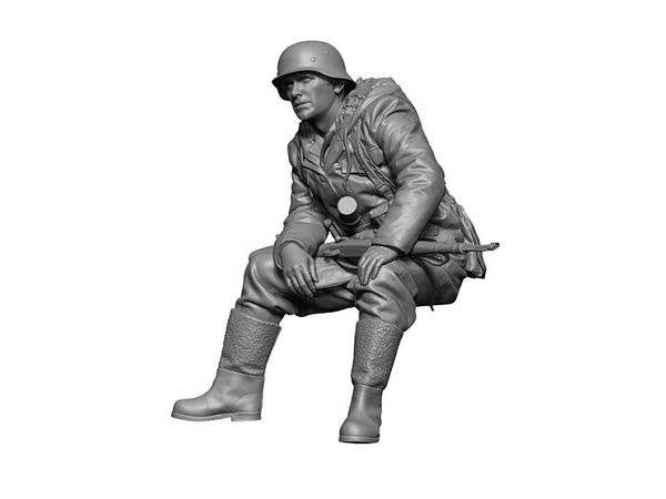 1/16 WWII ドイツ 冬季装備の武装親衛隊兵士 #3