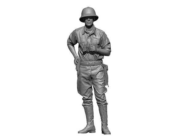 1/24 WWII ドイツ・アフリカ軍団の指揮官
