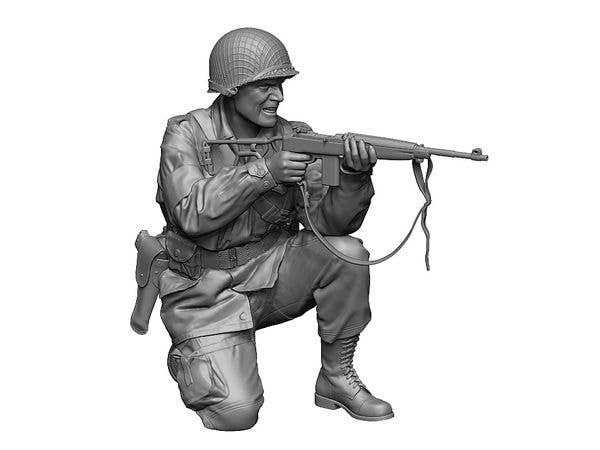 1/24 WWII アメリカ オランダで戦う空挺部隊員