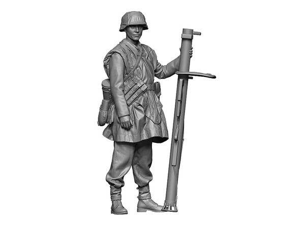 1/35 WWII ドイツ 武装親衛隊 パンツァーシュレック砲手