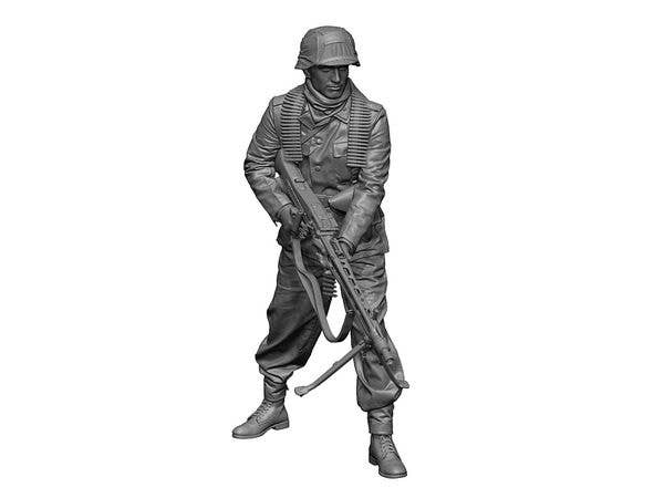 1/35 WWII ドイツ 武装親衛隊 MG42機関銃手
