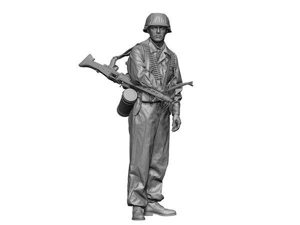 1/35 WWII ドイツ 武装親衛隊 MG42機関銃手 ノルマンディー #2