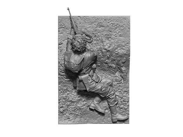 1/35 WWII アメリカ ノルマンディーの空挺部隊員 #7 伏射