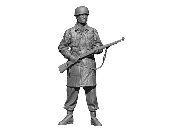 1/48 WWII ドイツ 降下猟兵 #3 銃を構える小銃手