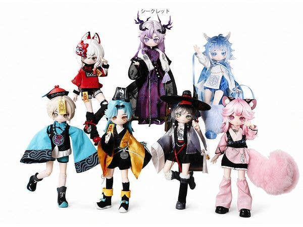 幽鳴夜行録(ゆうめいやこうろく)シリーズ トレーディングドール 1Box 6pcs