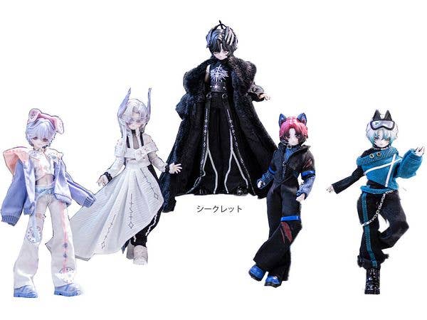 HAPPY ENGINE x CUBE TOYS 標準化?時間!シリーズ トレーディングドール 1Box 4pcs