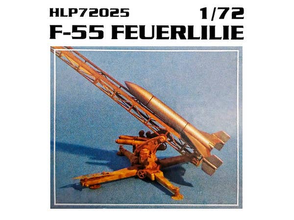 1/72 独 F-55 フォイアーリリーw/発射台 レジンキット