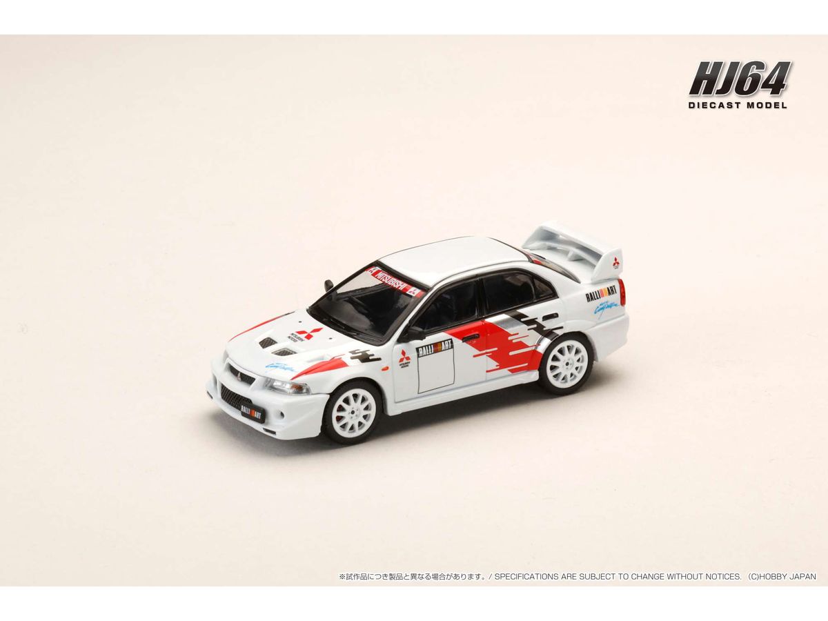 1/64 三菱 LANCER RS EVOLUTION 6 (CP9A)  2000 RALLIART ホワイト