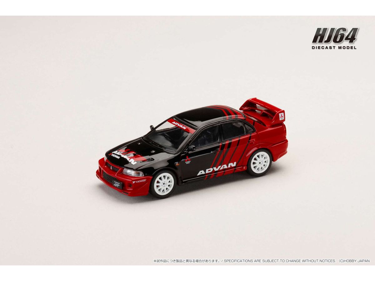 1/64 三菱 LANCER RS EVOLUTION 6 (CP9A) 2000 YOKOHAMA ADVAN COLOR