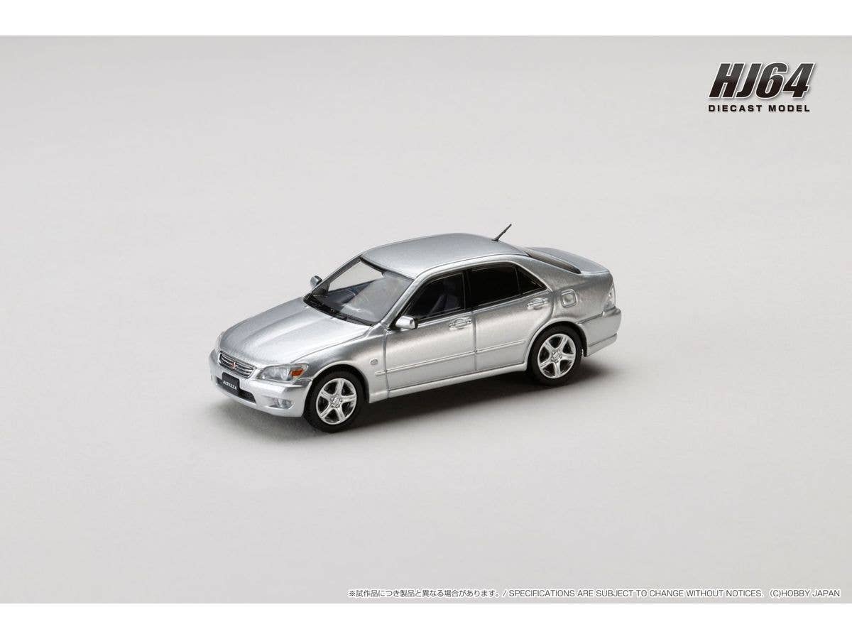 1/64 トヨタ ALTEZZA RS200 (E10) 2000シルバーメタリック