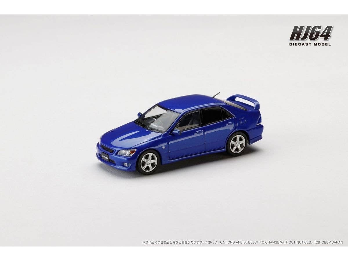 1/64 トヨタ ALTEZZA RS200 (E10) 1998 純正オプション装着車 ブルーマイカ
