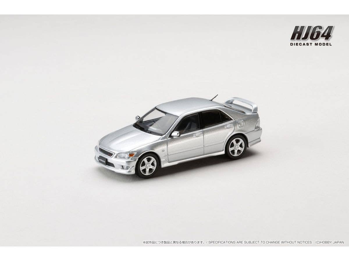 1/64 トヨタ ALTEZZA RS200 (E10) 1998 純正オプション装着車 シルバーメタリック