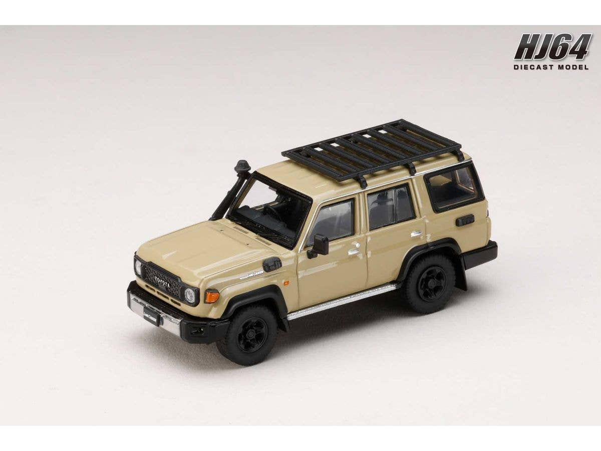1/64 Toyota LANDCRUISER 70  (GDJ76W) 2023 カスタムバージョン ベージュ