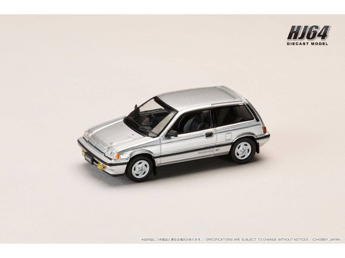 1/64 ホンダ CIVIC (AT) LATE VERSION / 純正オプションパーツ付 シルバー