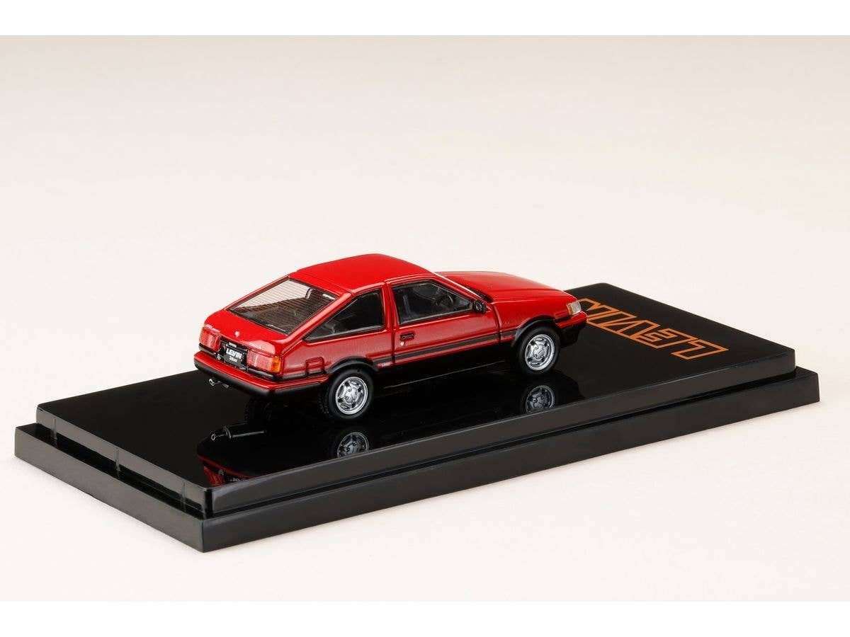 1/64 Toyota COROLLA LEVIN AE86 3  DOOR GT APEX 1983 レッド / ブラック