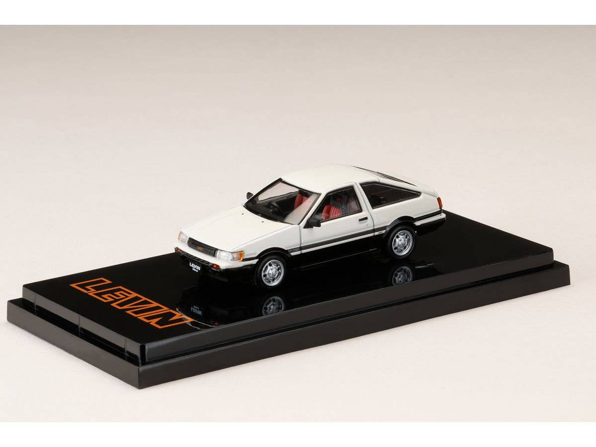 1/64 Toyota COROLLA LEVIN AE86 3  DOOR GT APEX 1983 ホワイト/ブラック