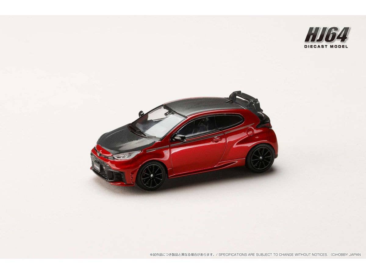 1/64 トヨタ GR ヤリス RZ ハイパフォーマンス 2024 / カスタムバージョンエモーショナル レッド II