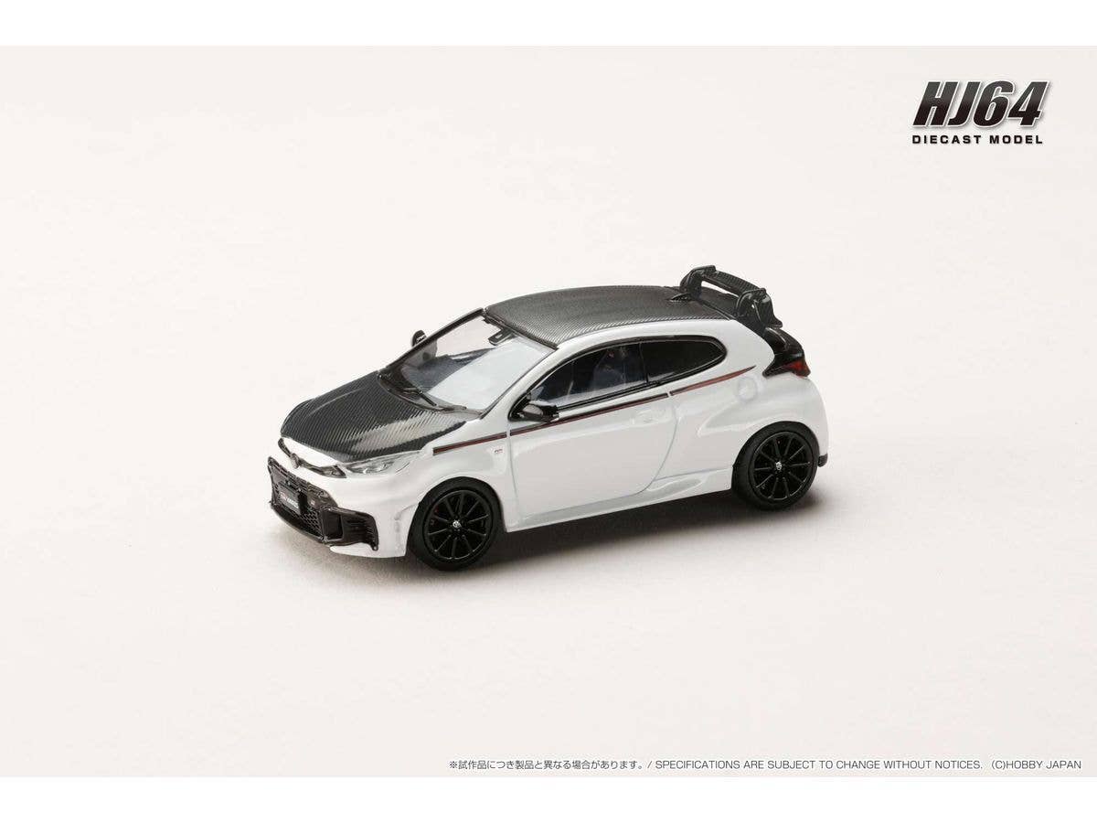 1/64 トヨタ GR ヤリス RZ ハイパフォーマンス 2024 / カスタムバージョンスーパーホワイト II