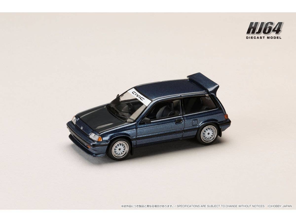 1/64 ホンダ CIVIC (AT) LATE VERSION / JDM Street Racer ブルー