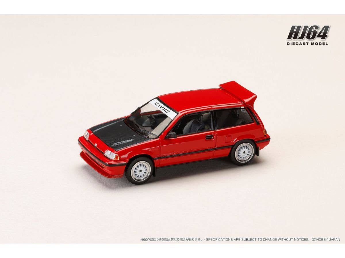 1/64 ホンダ CIVIC (AT) LATE VERSION / JDM Street Racer レッド
