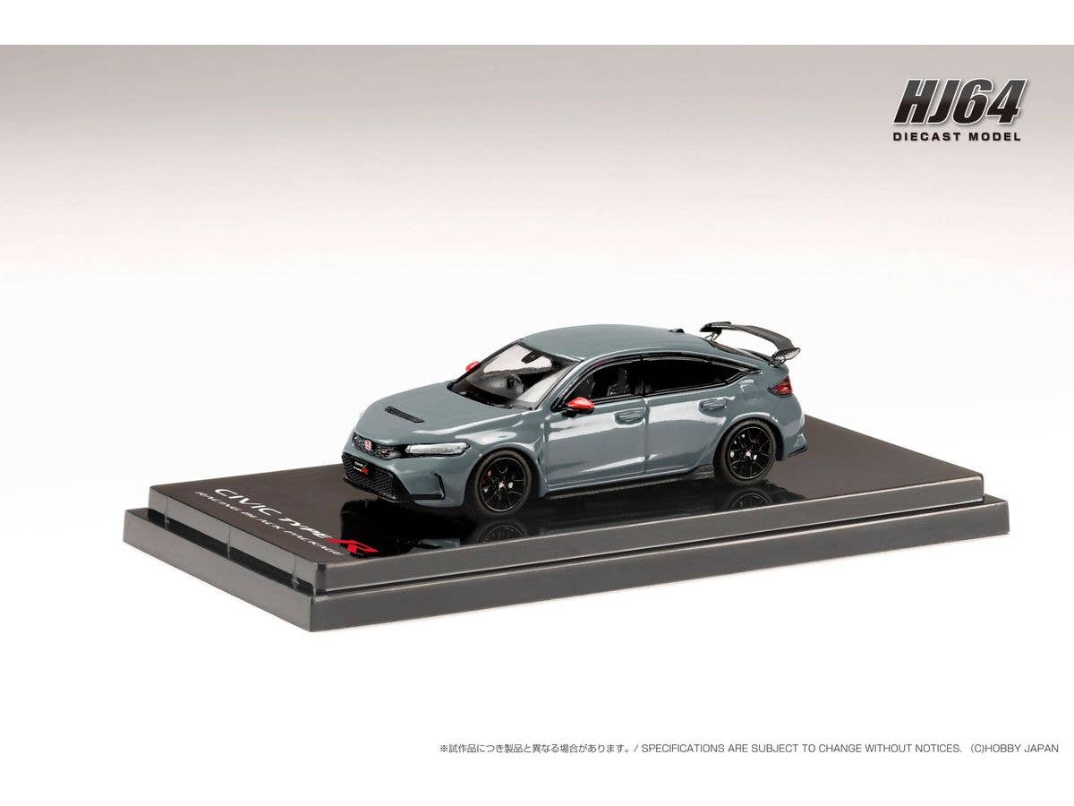 1/64 Honda CIVIC TYPE R (FL5) RACING BLACK Package / 純正オプションパーツ装着車 ソニックグレーパール