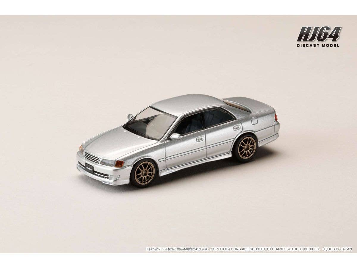 1/64 トヨタ チェイサー ツアラーV (JZX100) アーリー バージョン (1996) JDM STYLE 10 スポークホイール シルバーメタリック