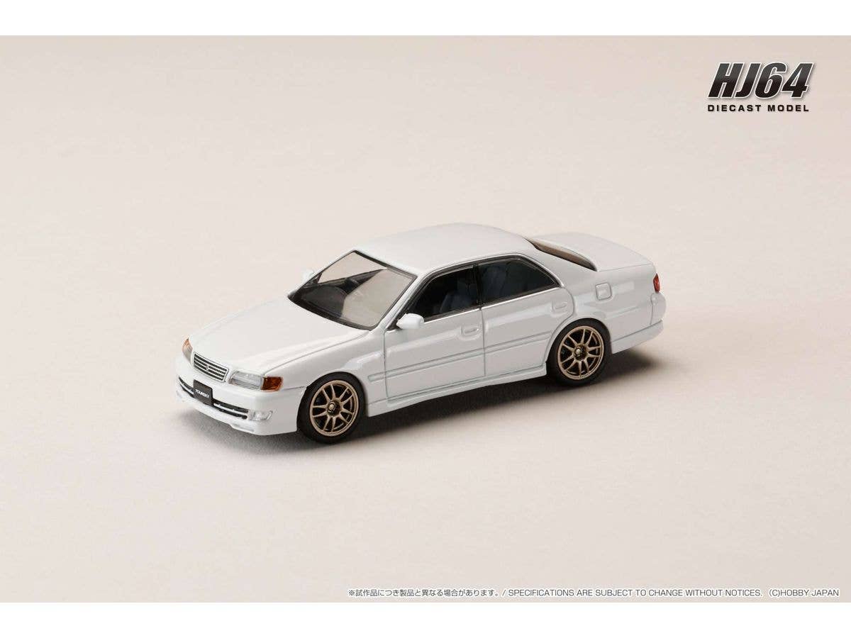 1/64 トヨタ チェイサー ツアラーV (JZX100) アーリー バージョン (1996) JDM STYLE 10 スポークホイール スーパーホワイト Ⅱ