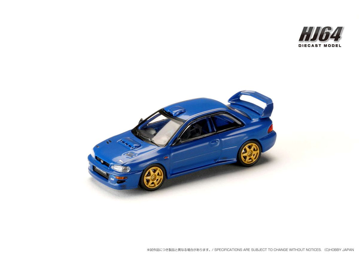 1/64 スバル インプレッサ 22B STi Version (GC8) Rally Base CarCARBON BLUE