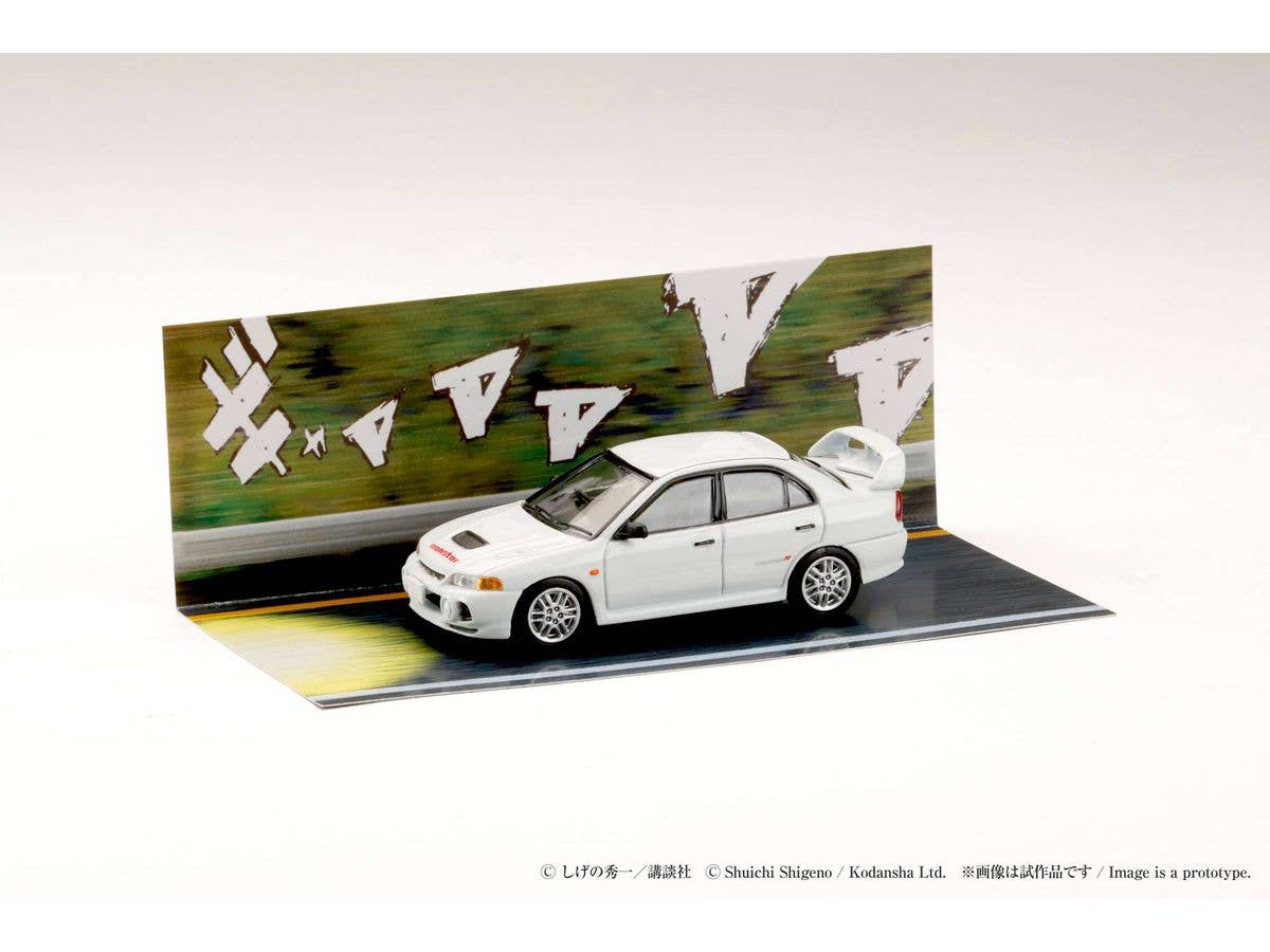 1/64 Mitsubishi Lancer RS Evolution IV / 頭文字D 岩城 清次 VS 藤原 拓海