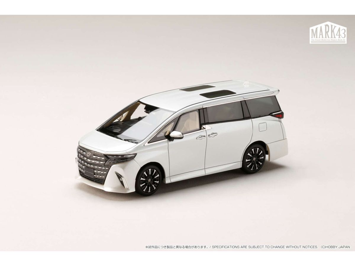 1/43 トヨタ ALPHARD EXECUTIVE LOUNGE プラチナホワイトパールマイカ