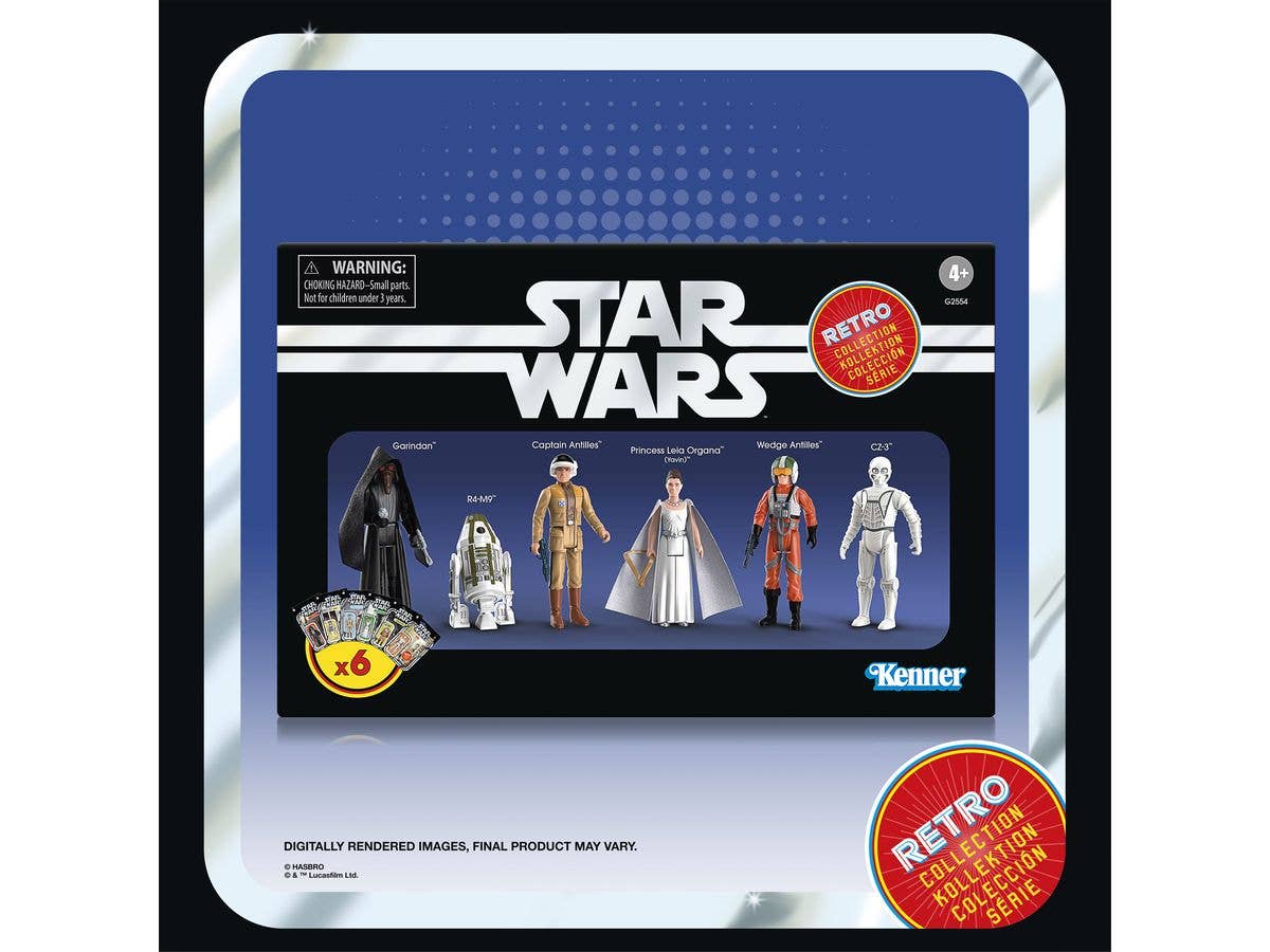 スター・ウォーズ レトロコレクション ガリンダン/R4-M9/キャプテン・アンティリーズ/プリンセス・レイア・オーガナ(ヤヴィン)/ウェッジ・アンティリーズ/CZ-3