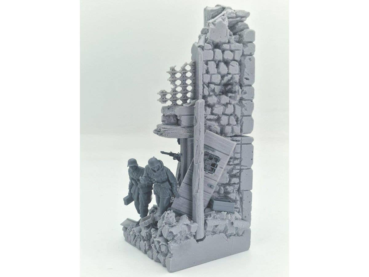 1/35 WWII ドイツ 降下猟兵 モンテ・カッシーノの戦い1944 ジオラマセット