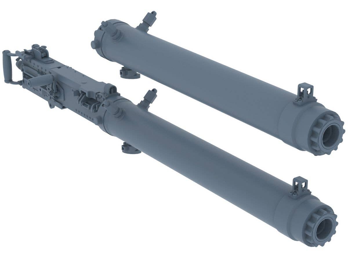 1/35 WWII アメリカ M2重機関銃 水冷式銃身(2本入)