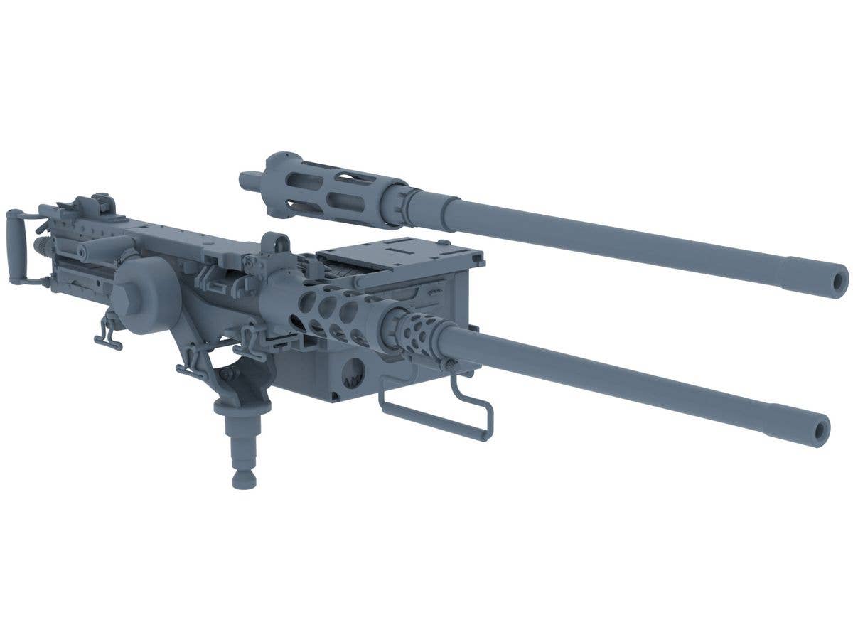 1/35 WWII アメリカ M2重機関銃 第二次大戦タイプ 後期型ピントル