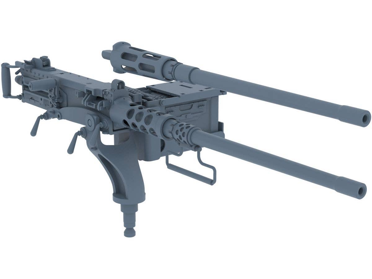 1/35 WWII アメリカ M2重機関銃 初期型ピントル(M10駆逐戦車用)