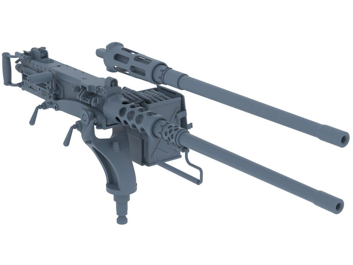 1/35 WWII アメリカ M2重機関銃 後期型ピントル(M10駆逐戦車用)