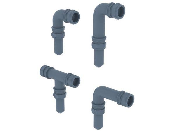 1/35 汎用 車両用電源ケーブル接続パイプセット(40個入)