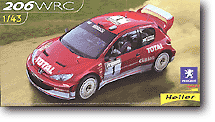 1/43 プジョー 206 WRC '03 グロンホルム