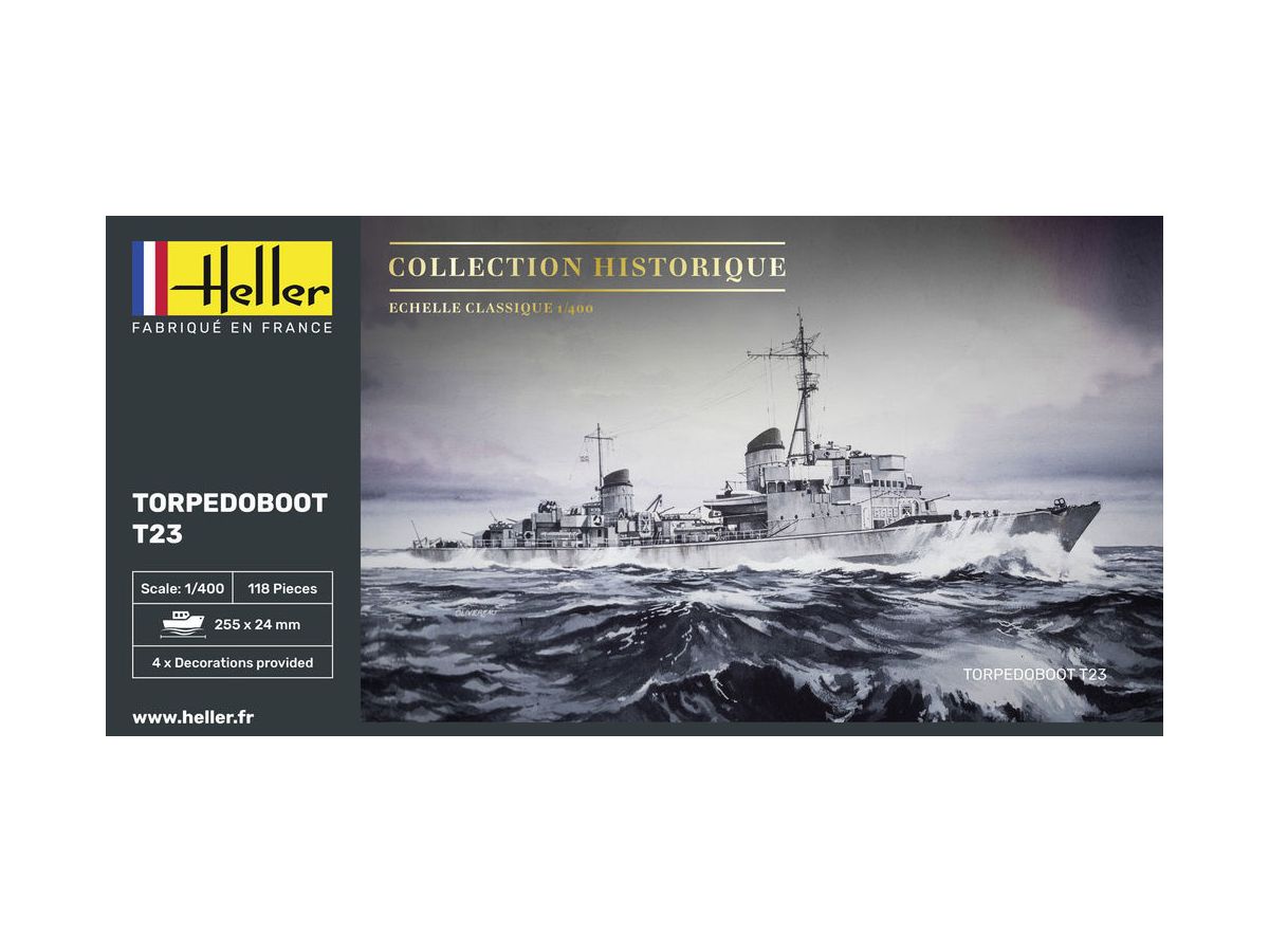 1/400 ドイツ海軍魚雷艇 T-23 1943