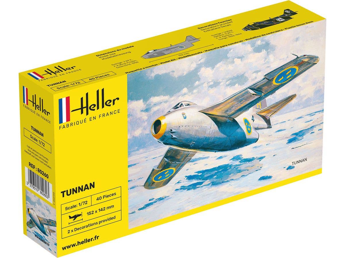 1/72 スウェーデン空軍 サーブ 29 トゥンナン