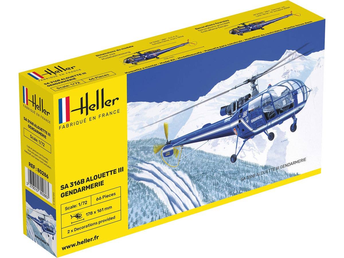 1/72 フランス国家憲兵隊 SA316B アルエットIII