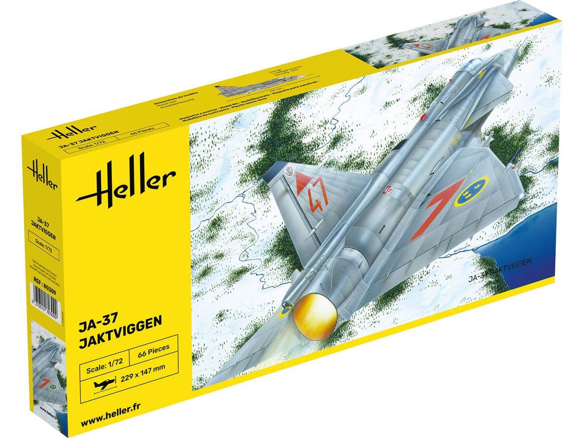 1/72 スウェーデン空軍 JA-37 ヤクトビゲン
