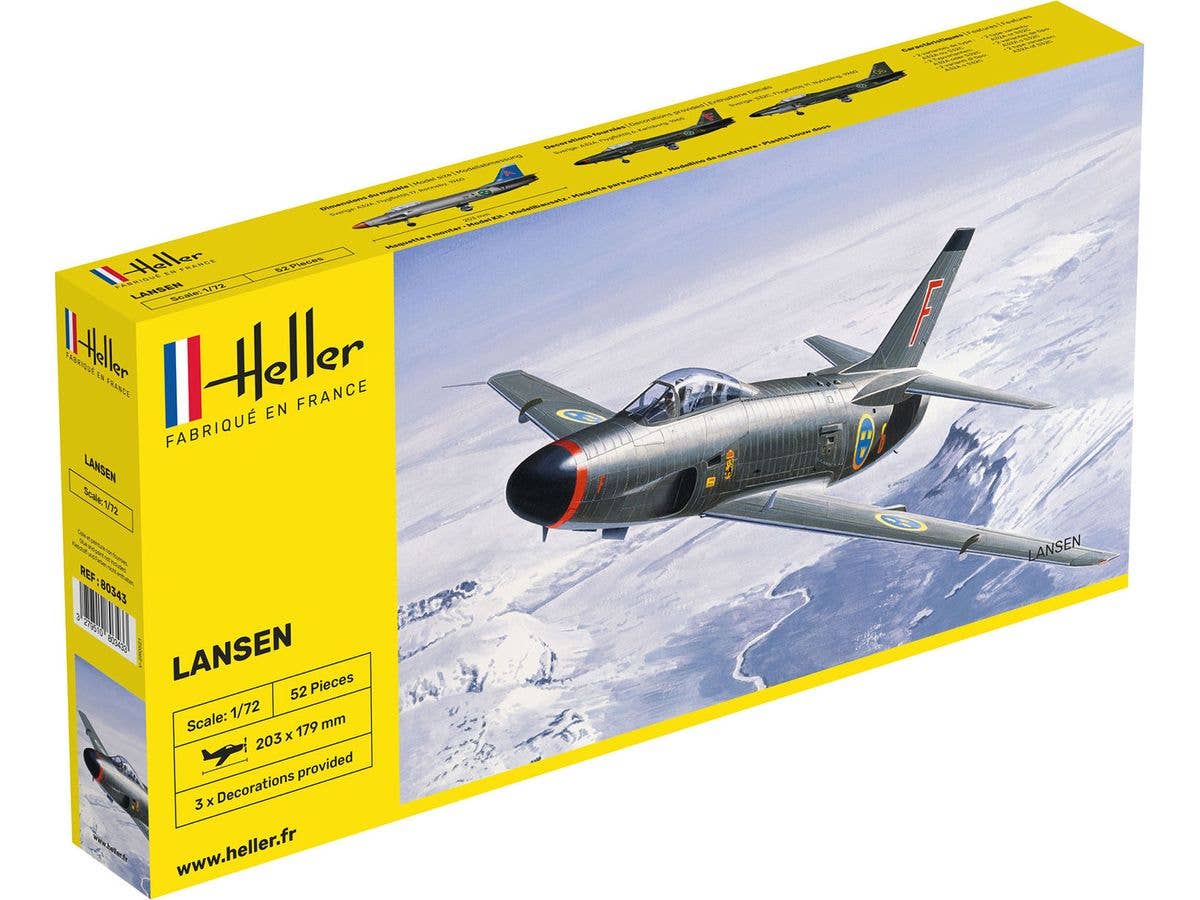 1/72 スウェーデン空軍 サーブ 32 ランセン