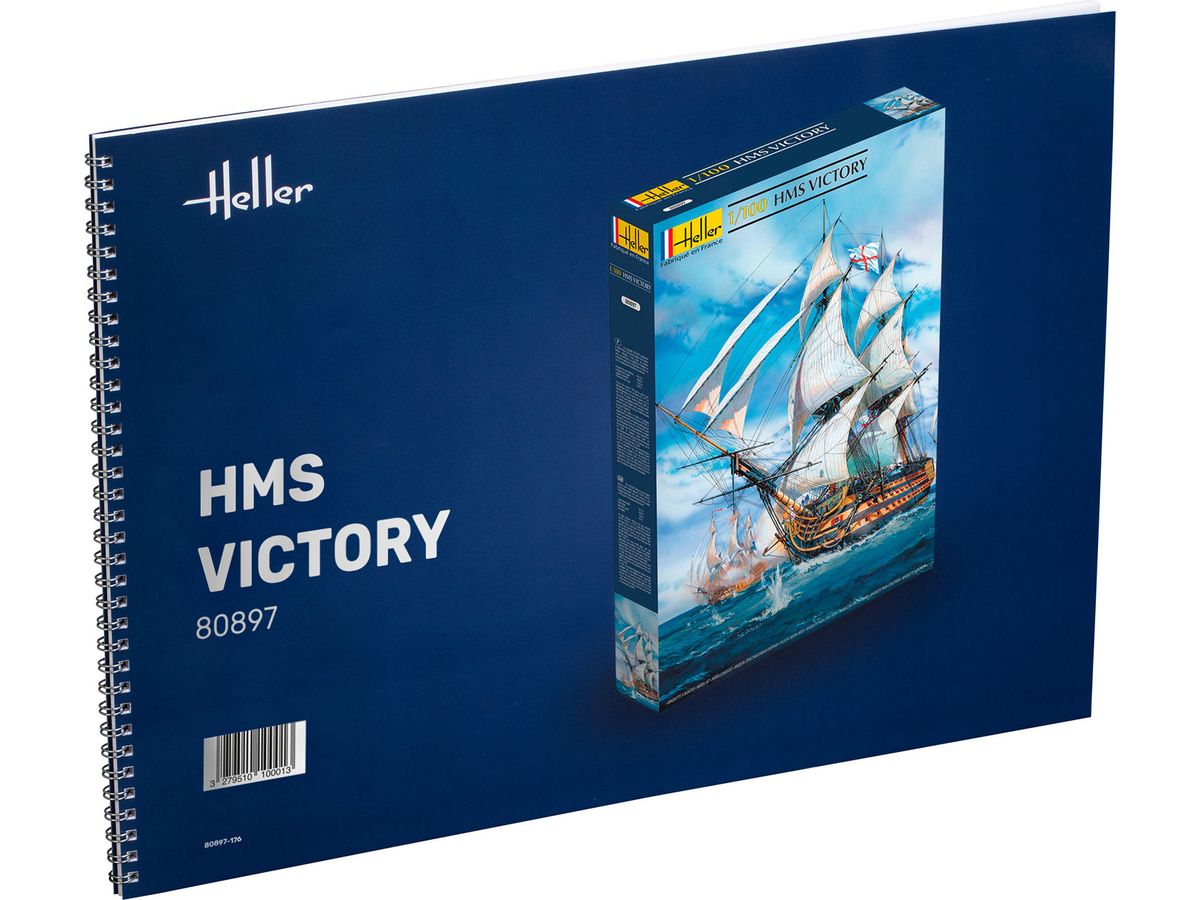 帆船 HMS ヴィクトリー 組み立て解説書 フルカラー版