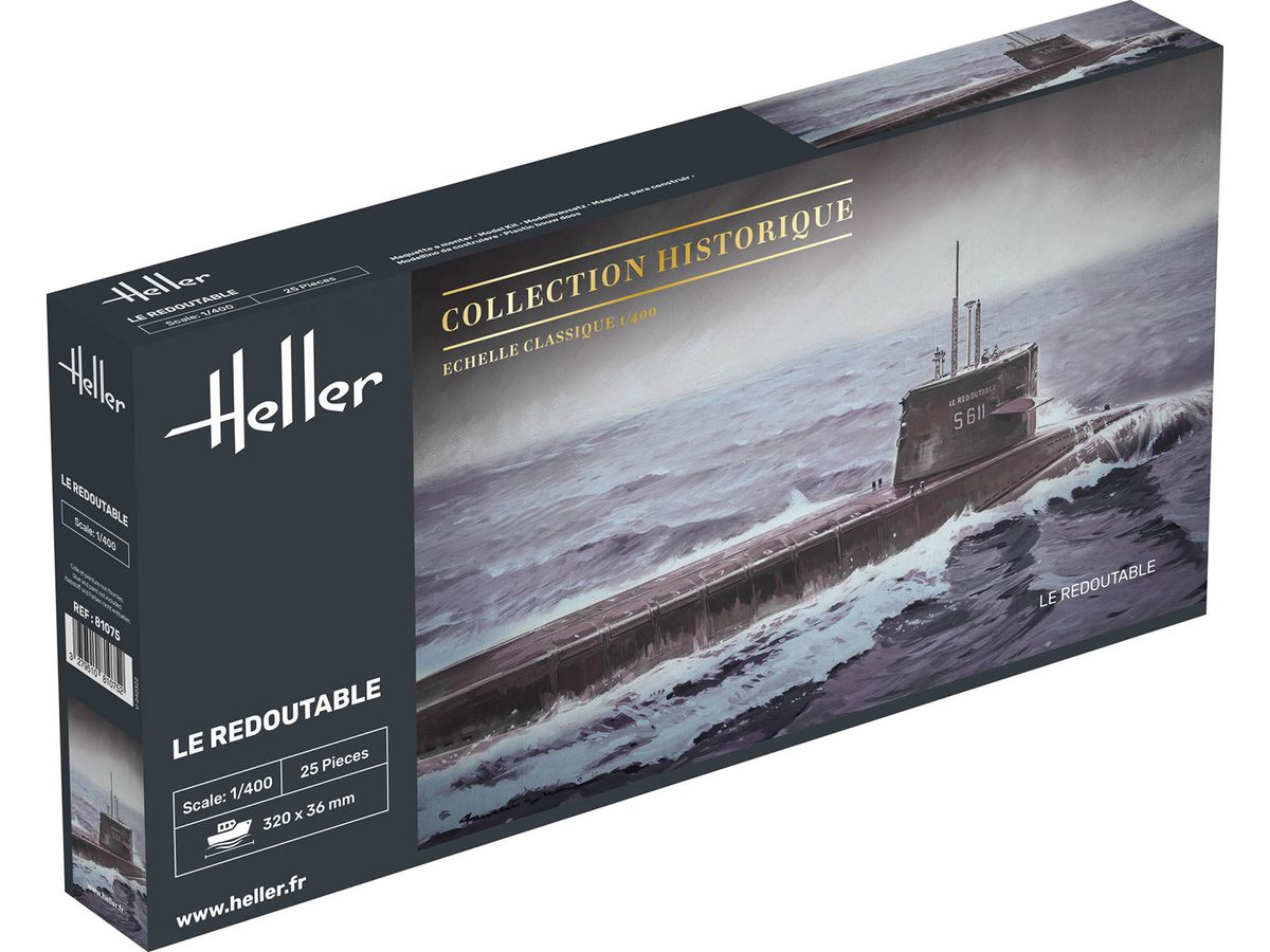 1/400 フランス海軍 原子力潜水艦 ル・ルドィタブル級